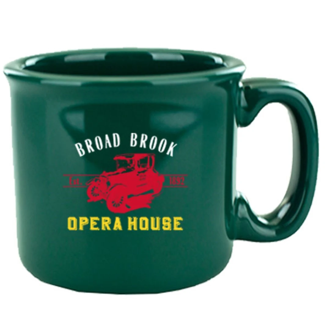 15 oz Yosemite Western Campfiree Mug - Green 1
