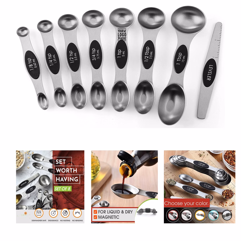 Magnetic Measuring Spoons Set