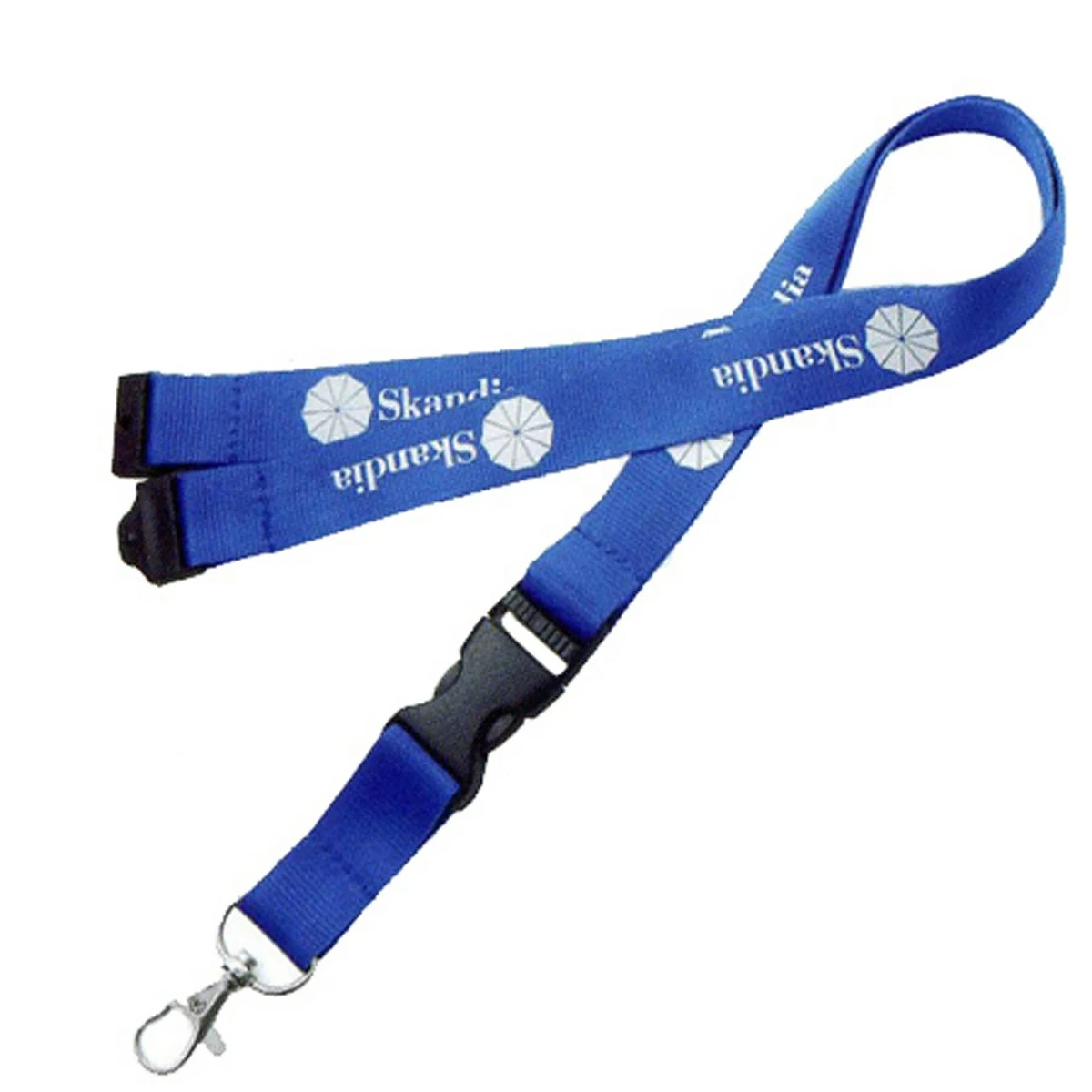 Nylon Silkscreen Lanyard - 1/2 inch 1