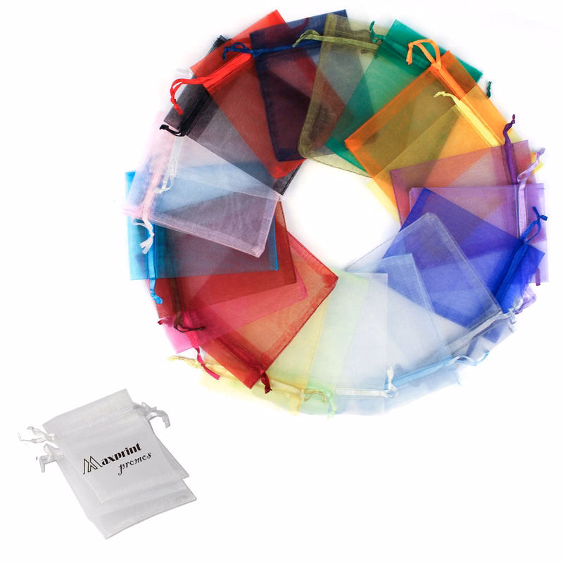 Custom Multi-Color Organza Drawstring Bag