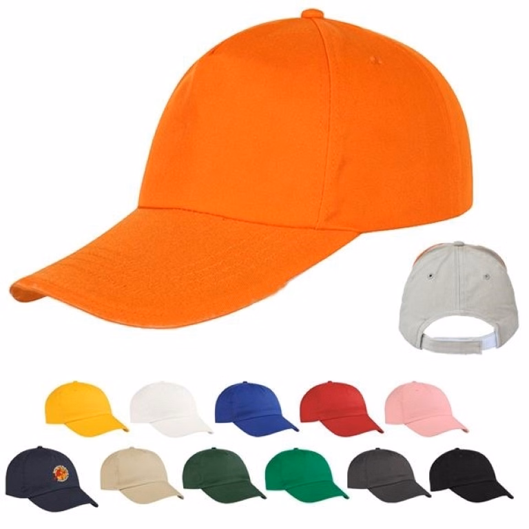 5 Panel Cotton Baseball Cap