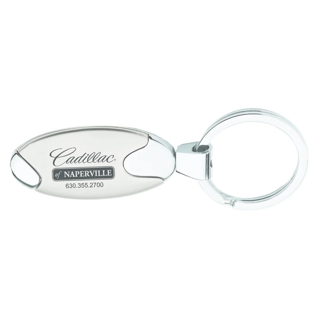 Millennium Series Oval Two Tone Keychain 1