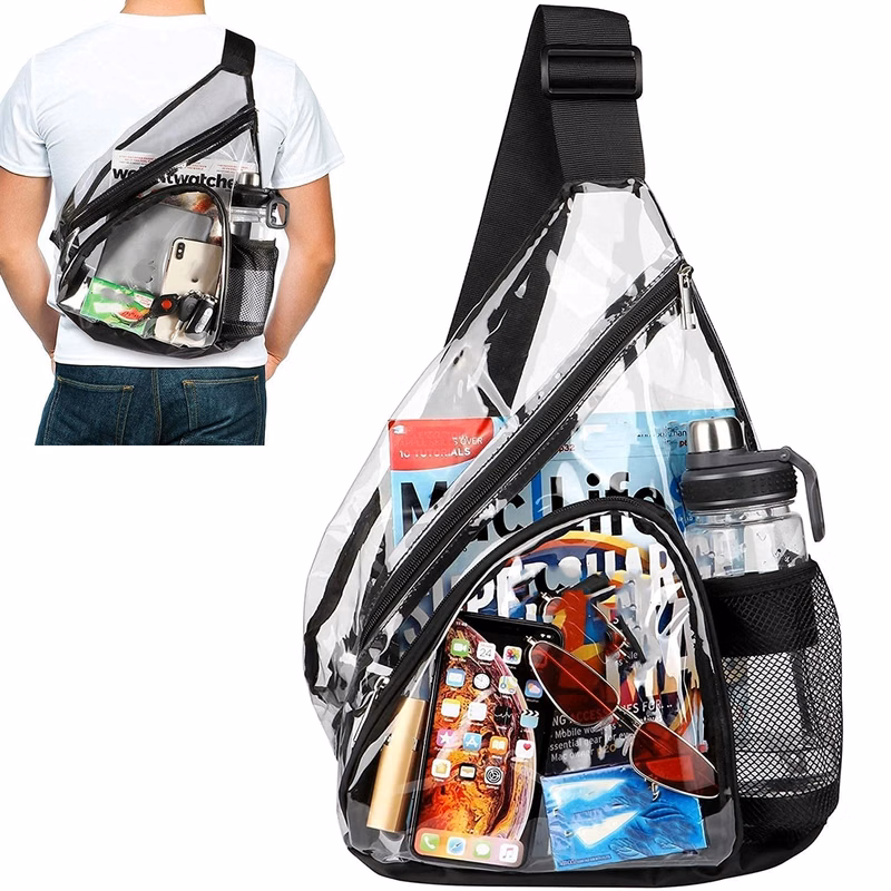 Clear Pvc Sling Bag