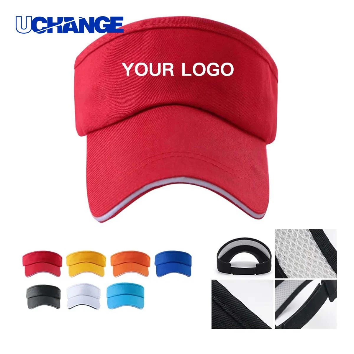Lightweight Adjustable Sun Visor Hat for Summer Events 1