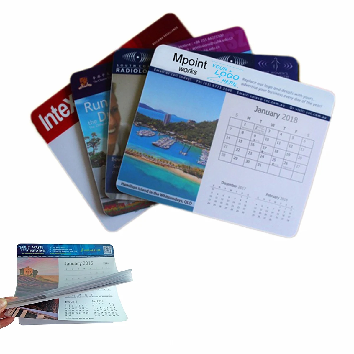 Mouse Pad with Calendar Print 1