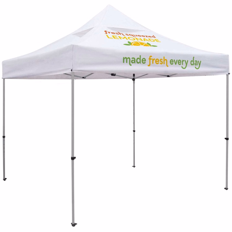 10' Premium Tent Kit with Vented Canopy (Imprinted, 2 Locations)