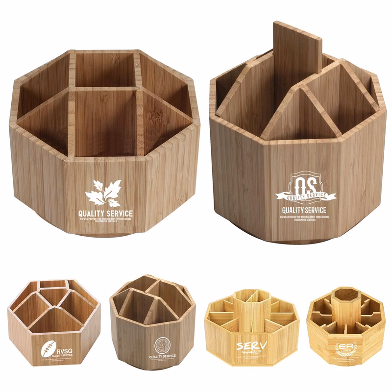 Rotatable Full Circle Desktop Pencil Storage Organizer