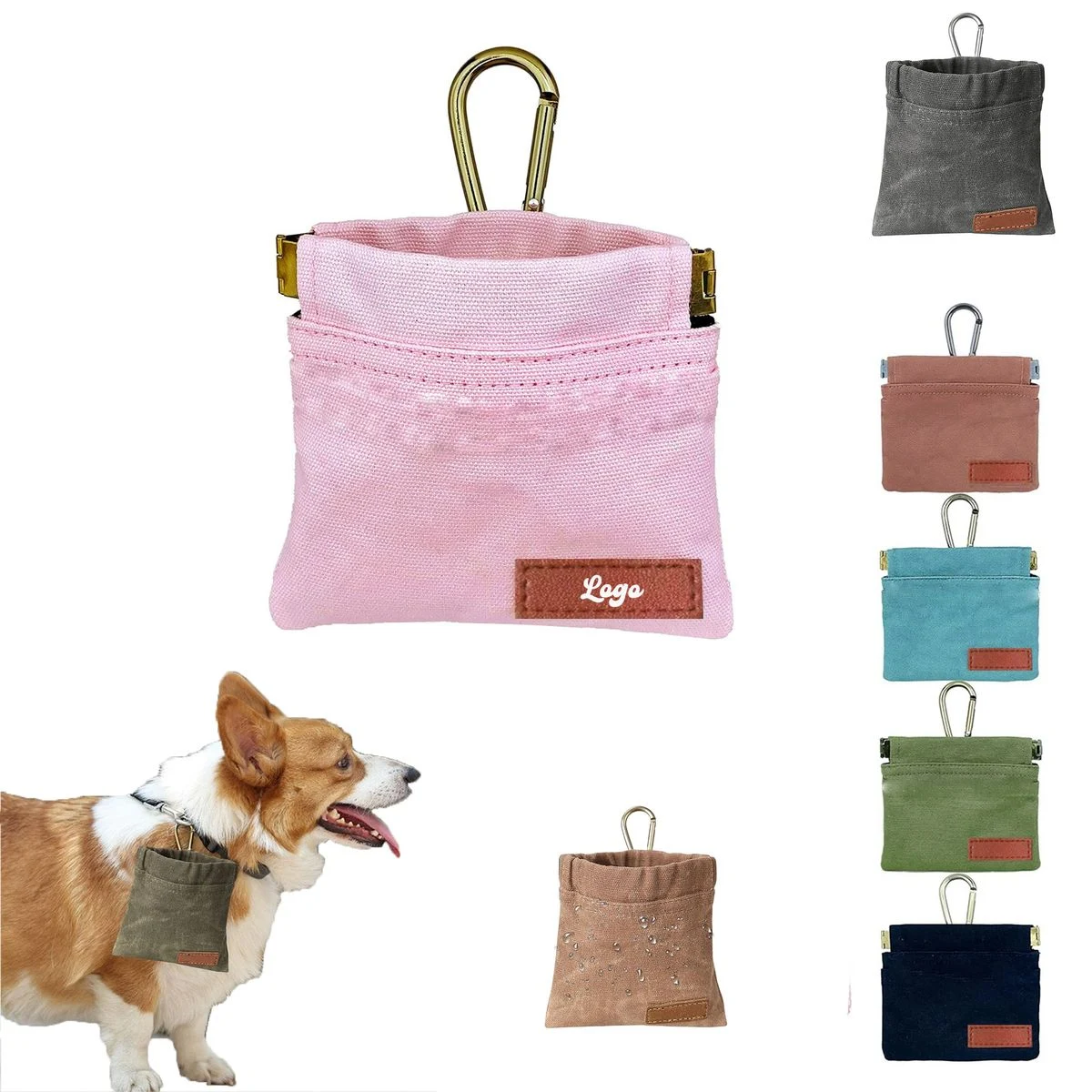 Portable Waterproof Dog Food Bag with Roll-Top Seal 1