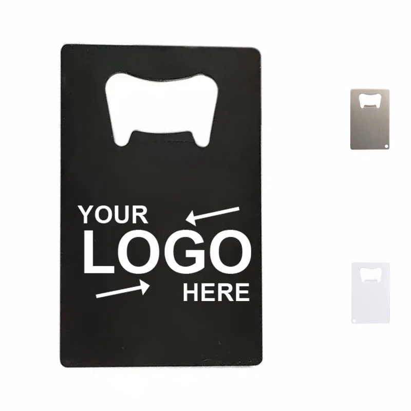 Card Size Stainless Steel Flat Bottle Opener