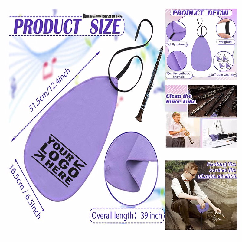 Clarinet Swab Clarinet Cleaning Cloth