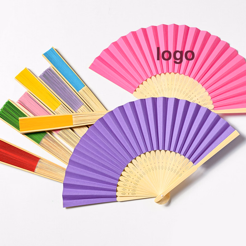 Traditional Bamboo Frame Paper Fan