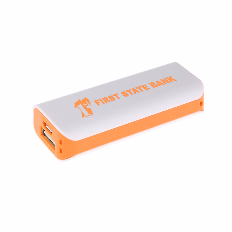 iPosh UL Certified 2200mAh Power Bank - White/Orange