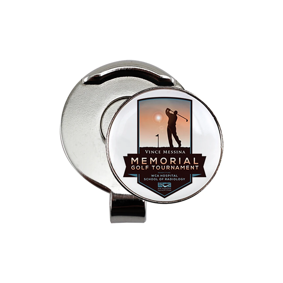 Golf Hat Clip with Custom Ball Marker 1