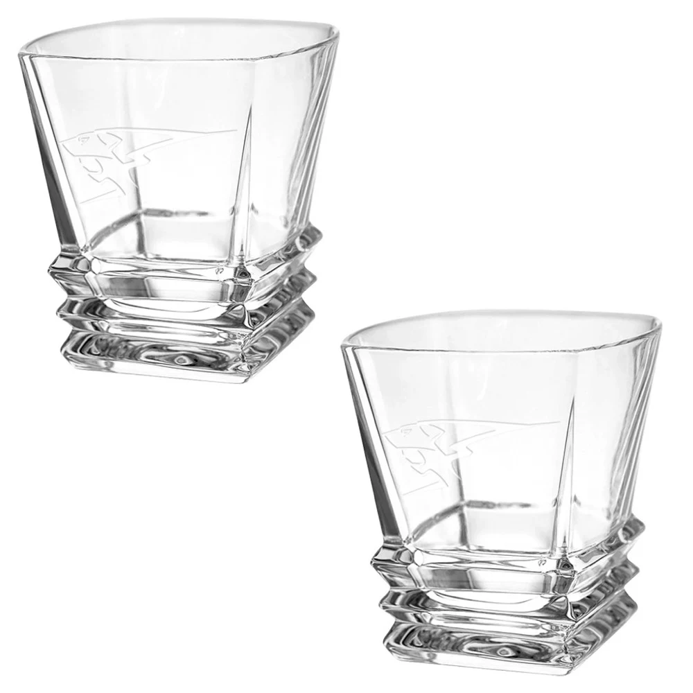 Set of 2 Westgate Citadel Crystal Double Old Fashioned Tumbler (12 oz.) 1