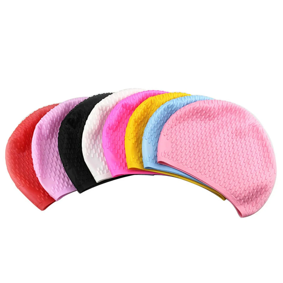 Water Drop Silicone Swimming Cap 1