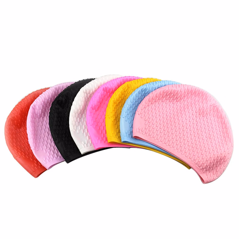 Water Drop Silicone Swimming Cap