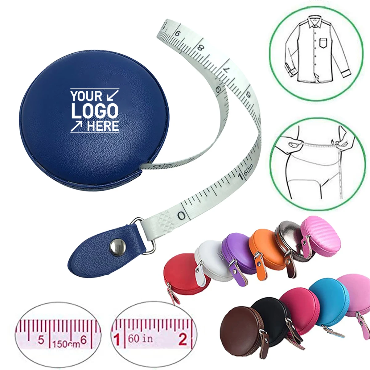 Retractable PU Leather Tape Measure 1