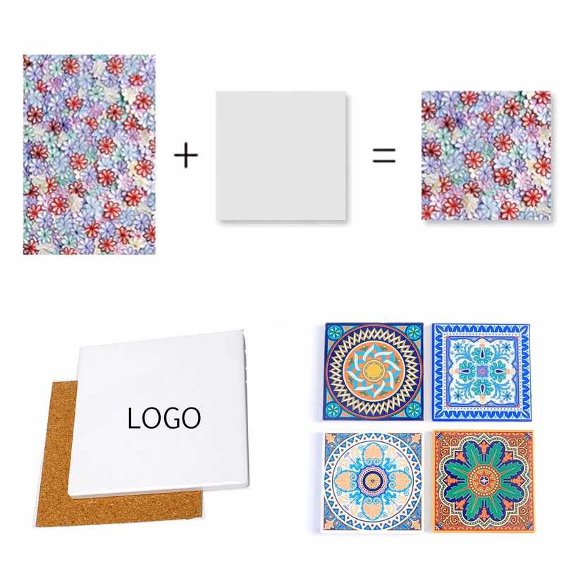 Cork Ceramic Coaster