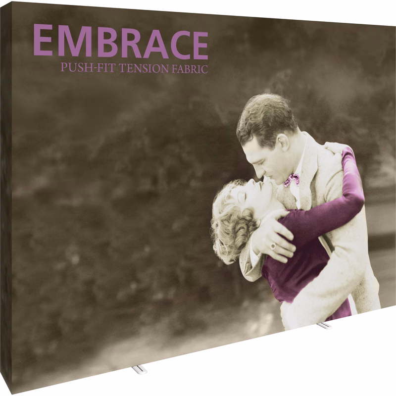 Embrace 10ft. Full Height Display With Full Fitted Graphic