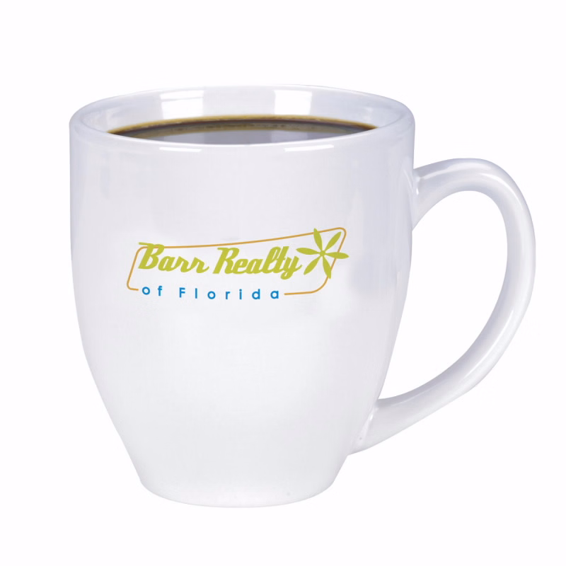 Shiny Bistro Mug - 15 oz. (white)