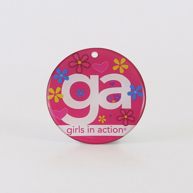 Charm with Hole Double Sided - 3.1 to 4 Sq. In.
