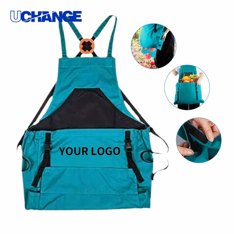 Durable Garden Apron with Kangaroo Pouch for Outdoor Work