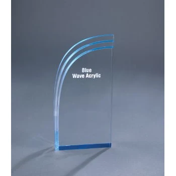 8" Blue Wave Acrylic Award 1