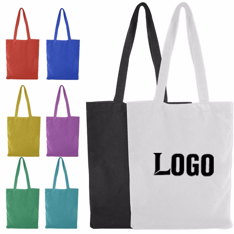 Durable Portable Cotton Canvas Tote Bag Reusable And Eco Friendly For Home