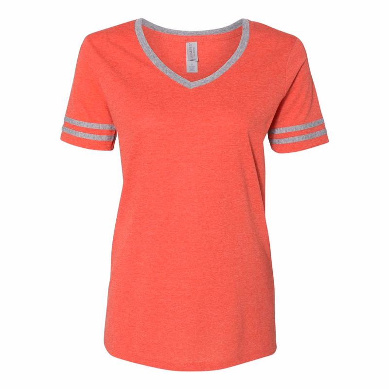 Women's Varsity Triblend V-Neck T-Shirt - 602WVR