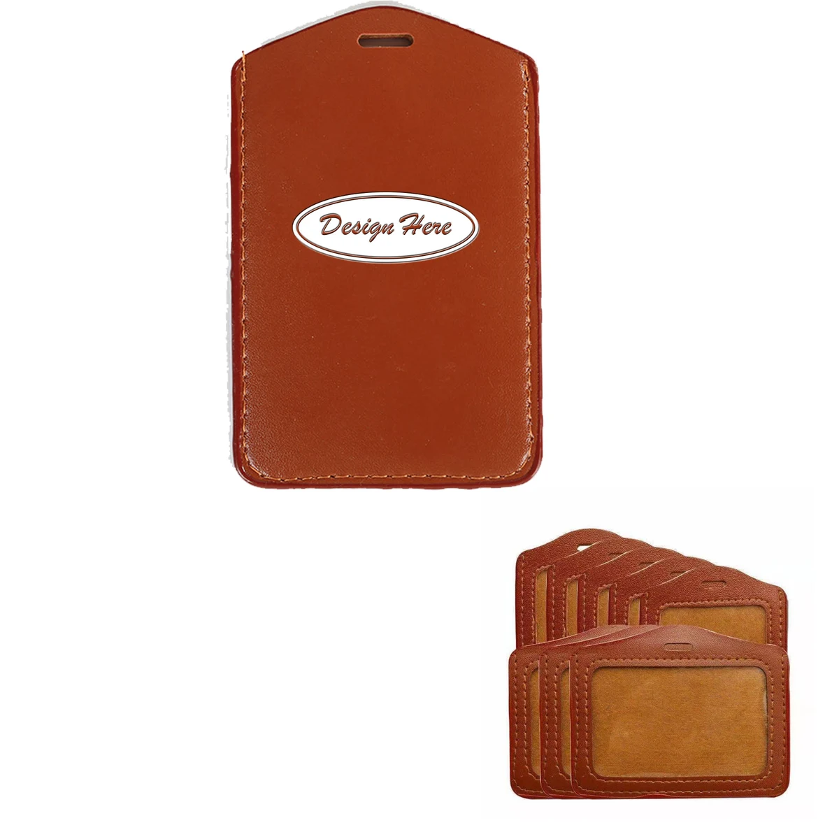 Secure & Stylish ID Badge Holder with Adjustable Lanyard 1