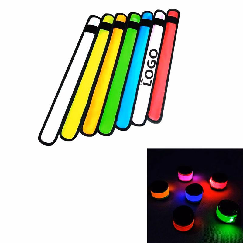 LED Slap Bracelet Wristband MOQ 100PCS