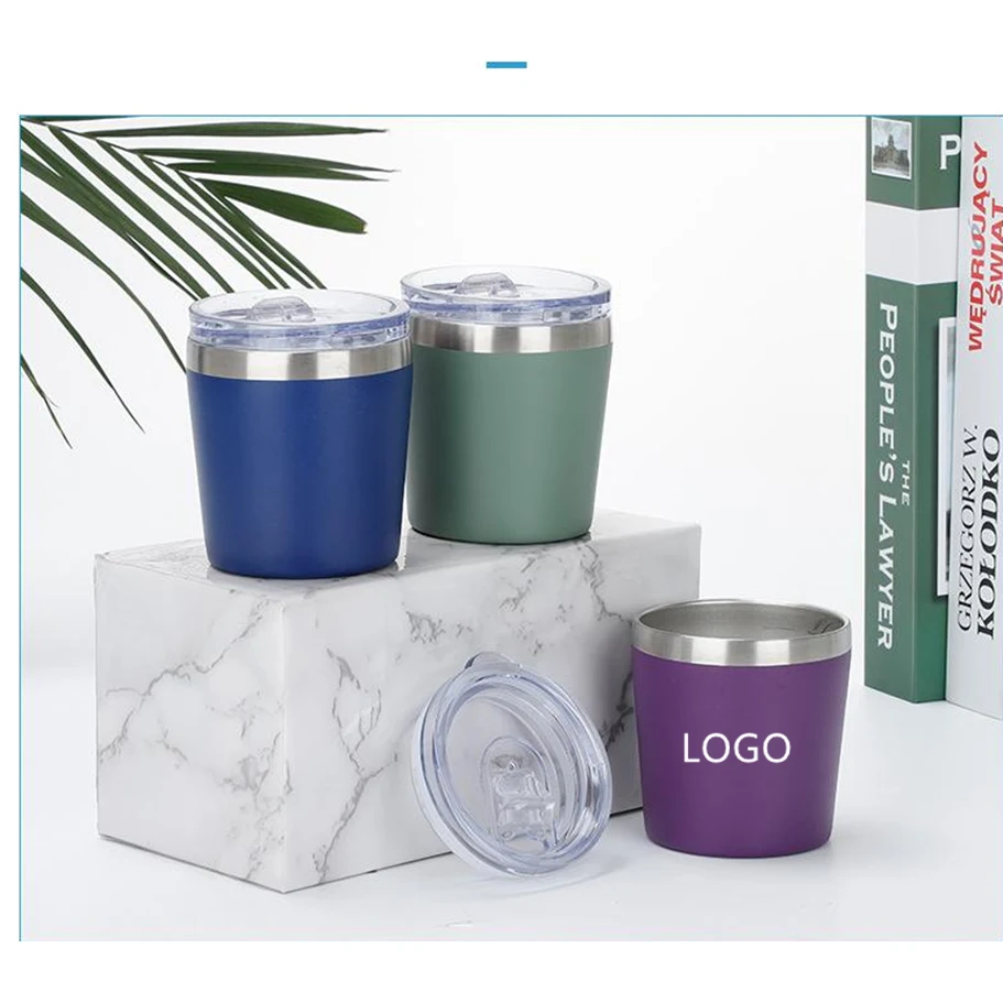Double Layer 304 Stainless Steel Milk Cup 1