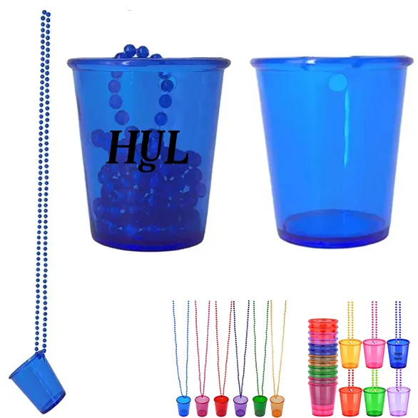 1.5 OZ Plastic Transparent Bead Chain Cup 1