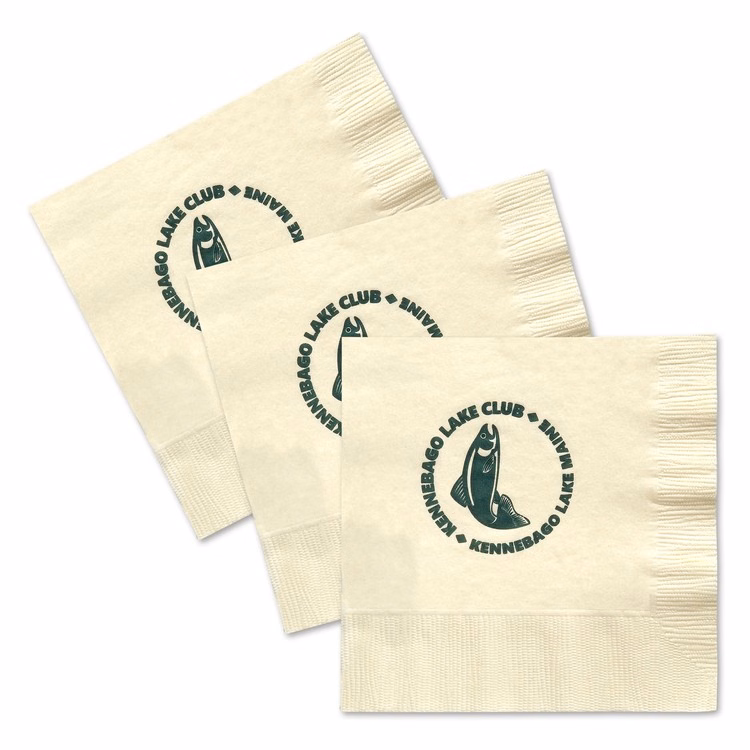 2-Ply Ecru Facial-grade Beverage Napkin - Quick Ship