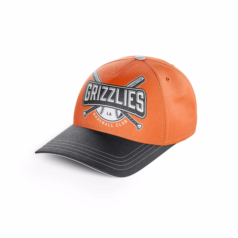 Cotton Twill 5 Panel Cap - High, Medium, Or Low Crown