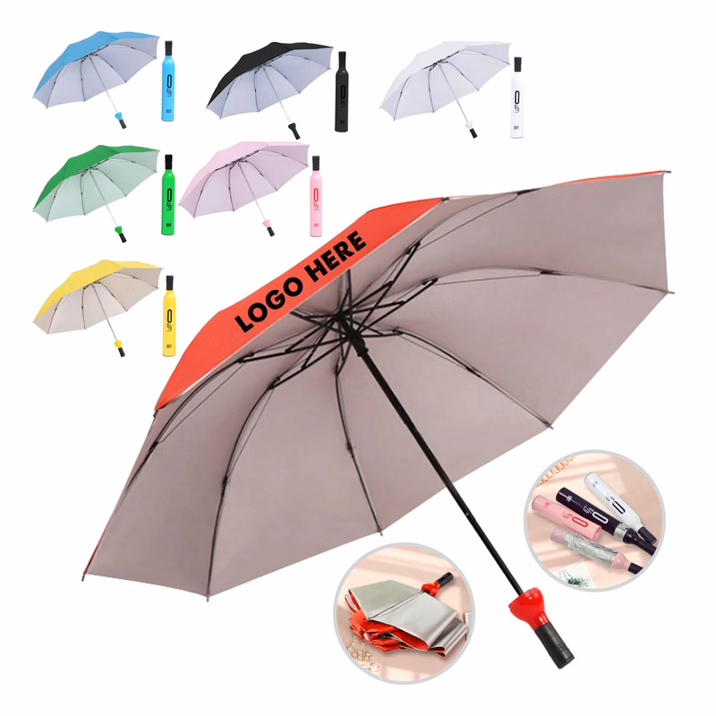 Creative Wine Bottle Shaped Umbrella