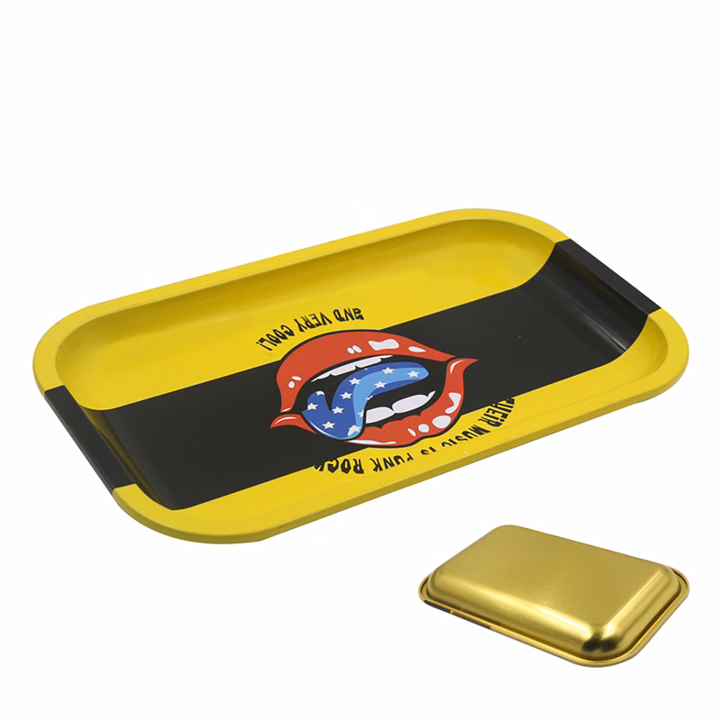 11" Custom Printed Roloing Tin Tray