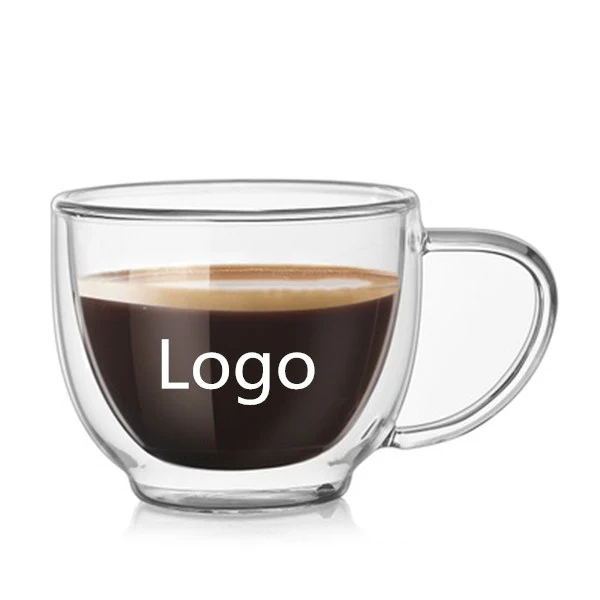 Double Wall Glass Expresso Coffee Mugs 1