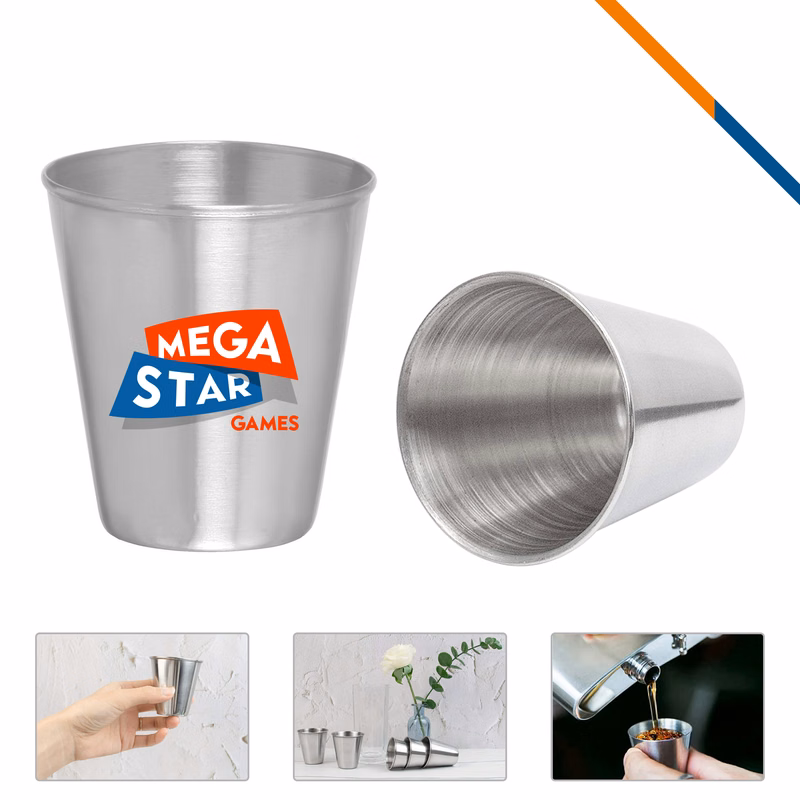 Stacy Stainless Steel Shot Glasses