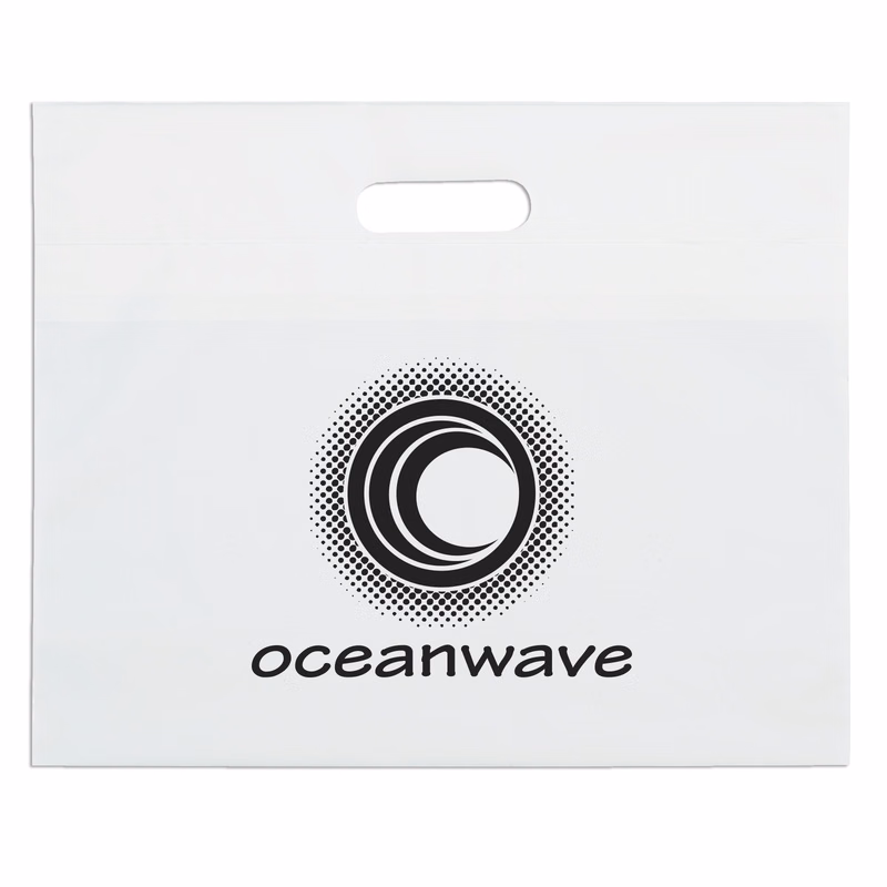 Die Cut Handle Bag - 16W x 13H - Flexo Ink Print