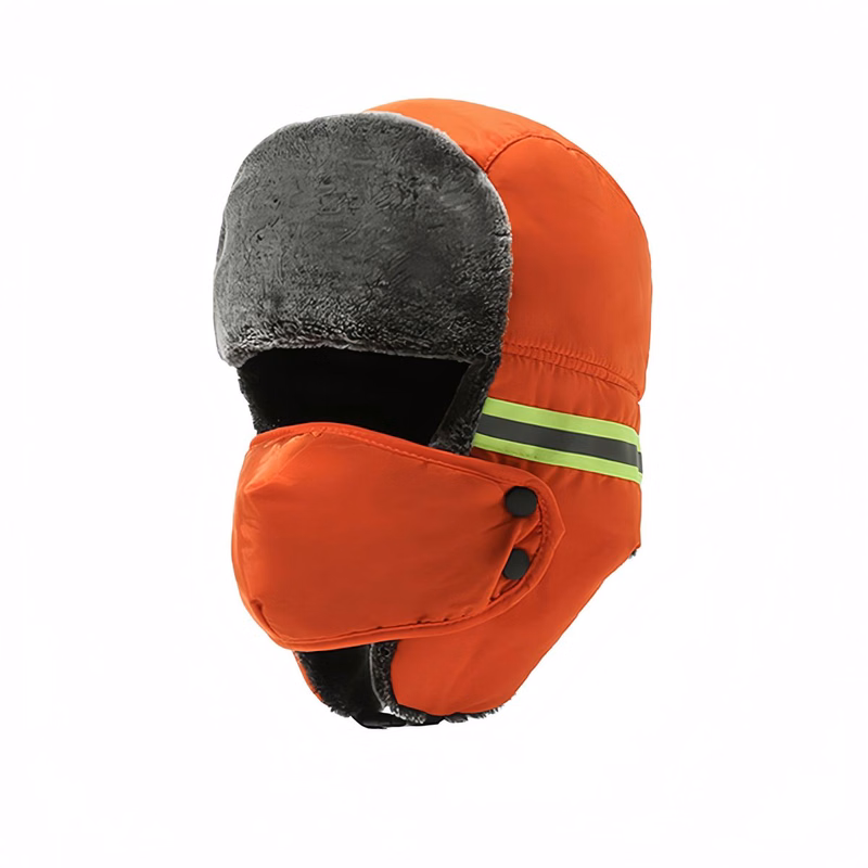Custom reflective aviator cap, perfect for cold weather