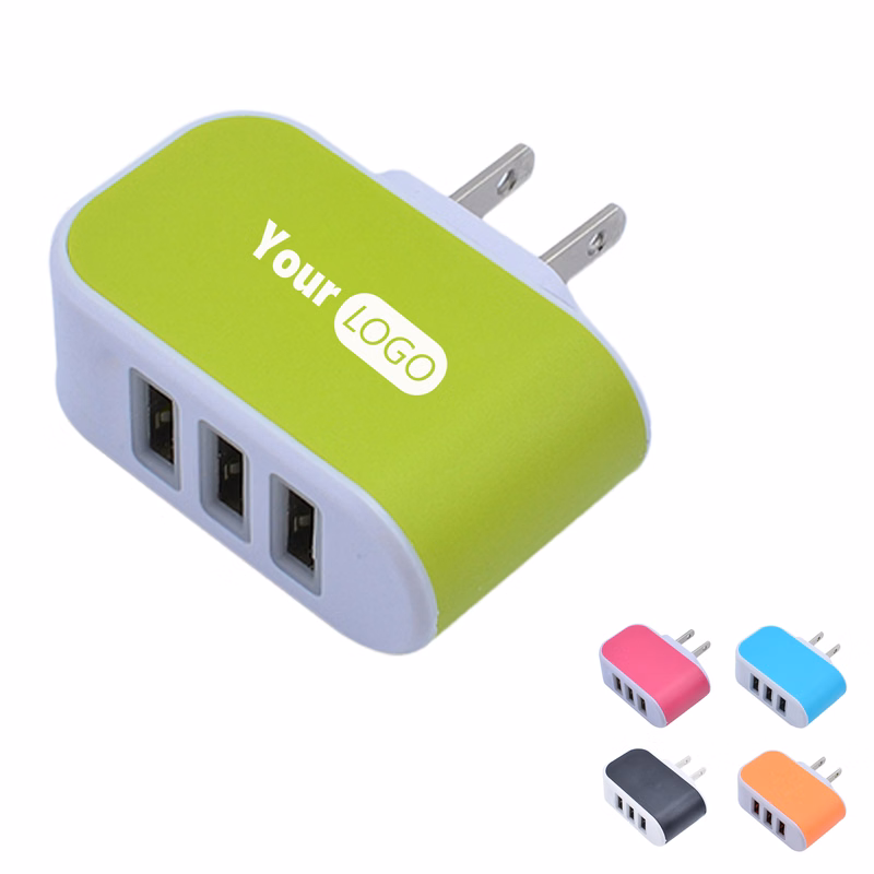 Multi-Port USB Charger with LED