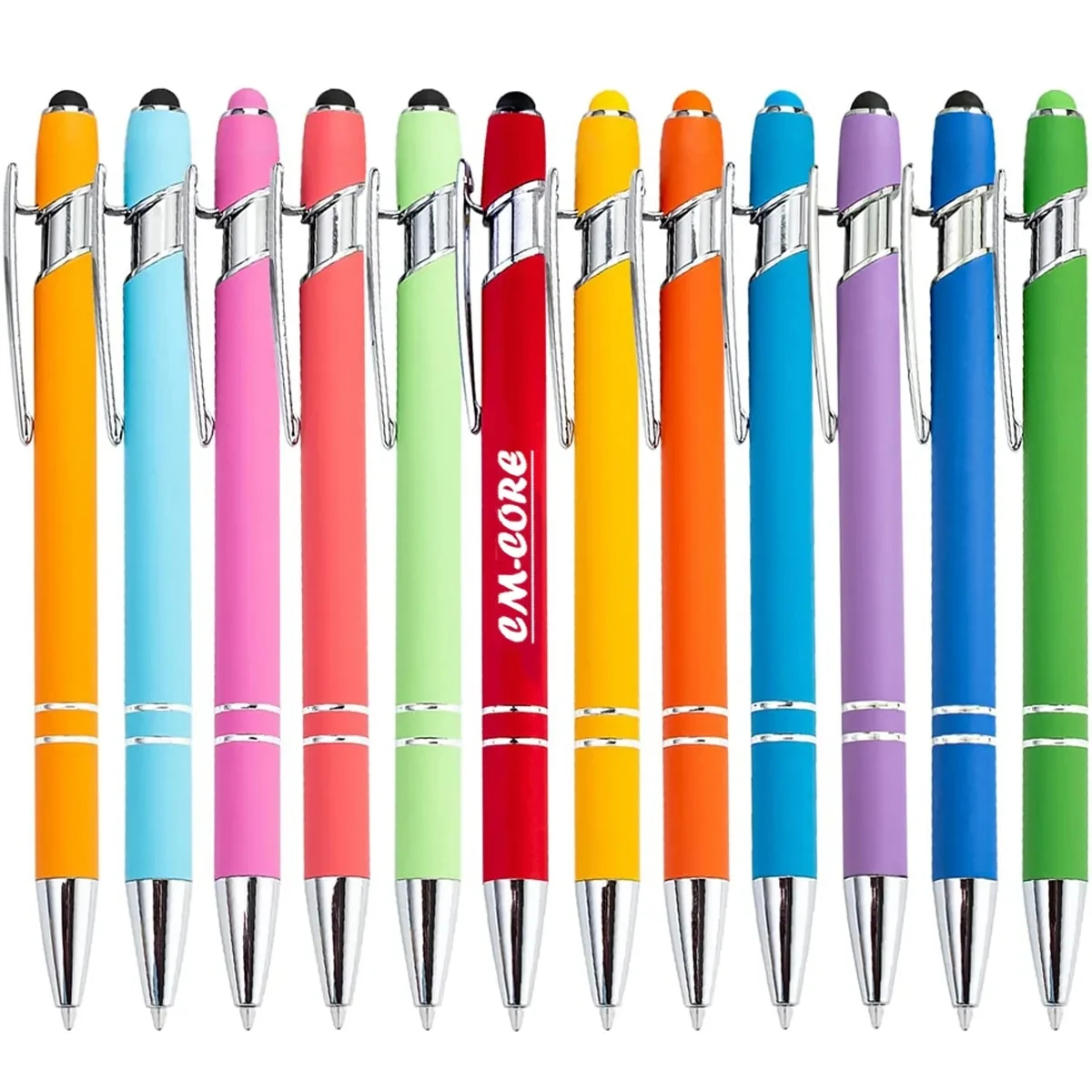 Rubberized Soft Touch Ballpoint Metal Pen 1