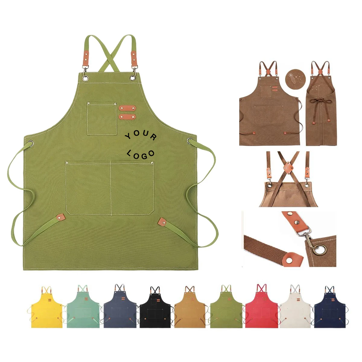 Durable Cooking Apron for Chefs 1