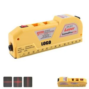 Multi Laser Level Tape Ruler With Triple Positioned Leveling Bubble 1