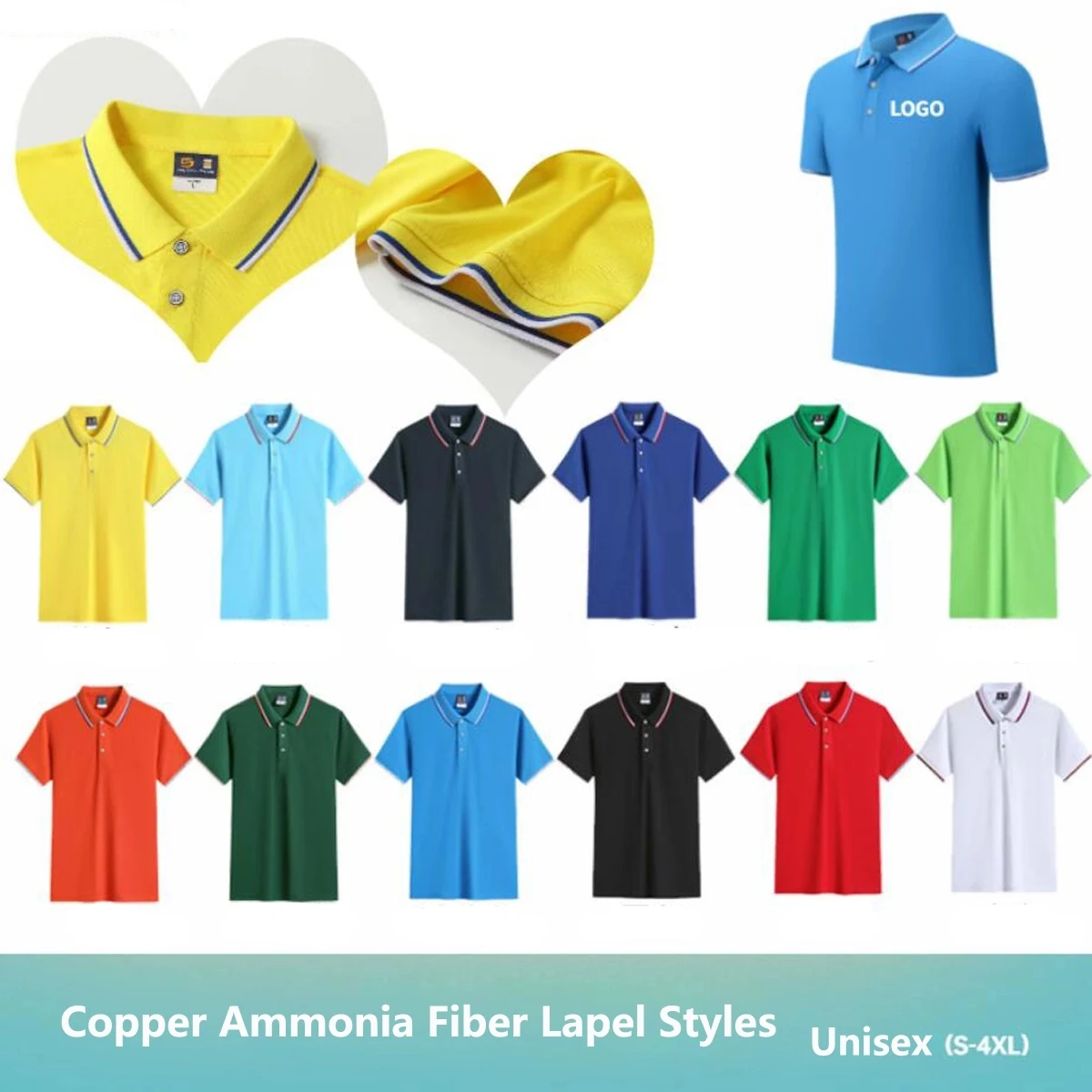 Short Sleeve Golf Tennis Polo Shirts 1