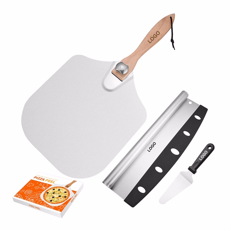 Pizza Peel Cutter and Server Set (direct import)