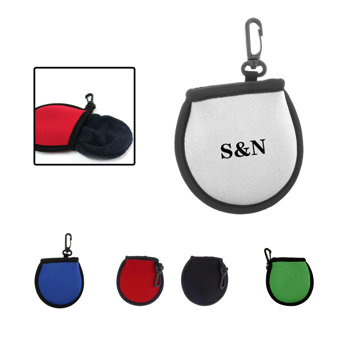 Premium Golf Ball Cleaning Pouch 1