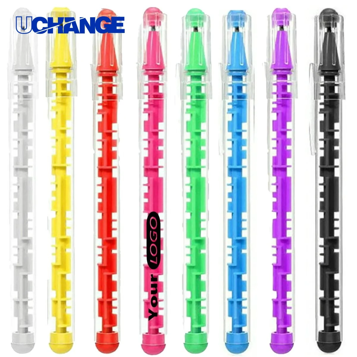 Novelty Colorful Maze Ballpoint Pen for Play, custom pen with logo imprint 1