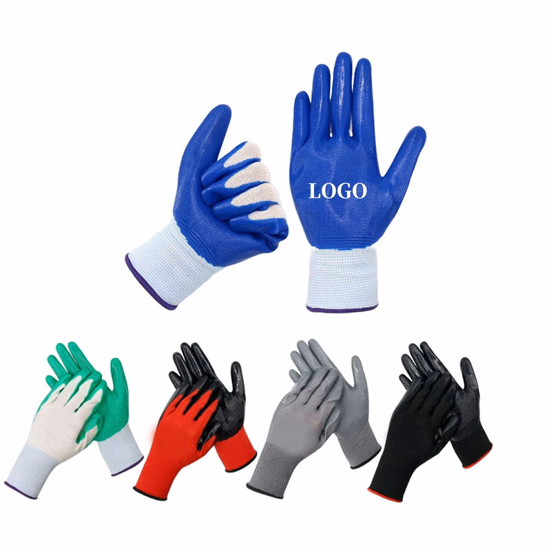 Nitrile-Coated Anti-Slip Safety Gloves